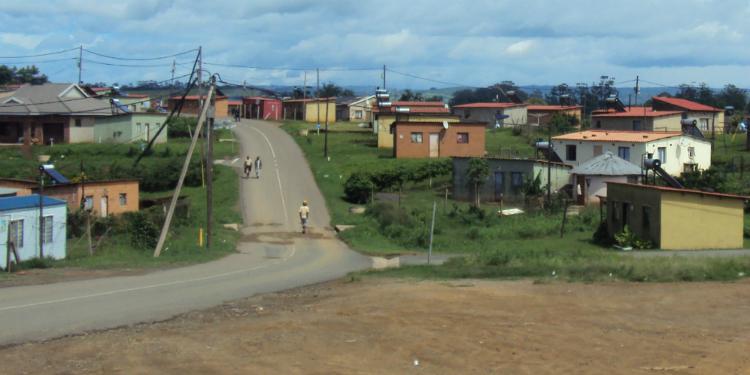 africa road brick houses